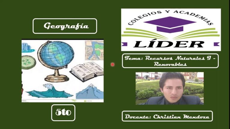 Explorando Recursos Naturales a Trav&eacute;s de la Geograf&iacute;a