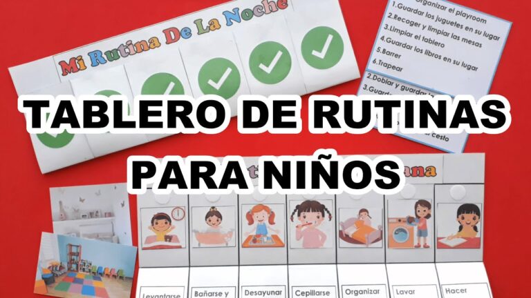 Actividades Did&aacute;cticas para Establecer Rutinas de Aprendizaje Efectivas