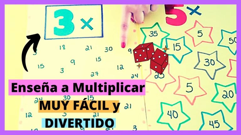 Actividades L&uacute;dicas Efectivas para Ense&ntilde;ar Multiplicaci&oacute;n a Ni&ntilde;os de Primaria