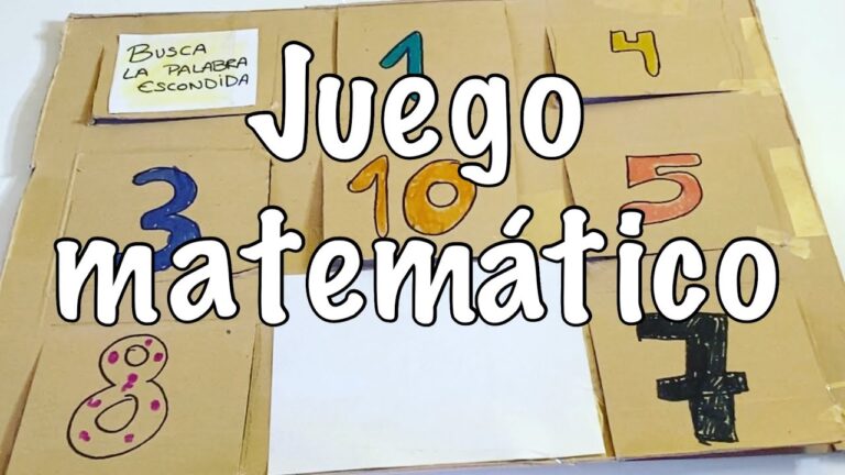 Aprendizaje L&uacute;dico en Matem&aacute;ticas para Ni&ntilde;os