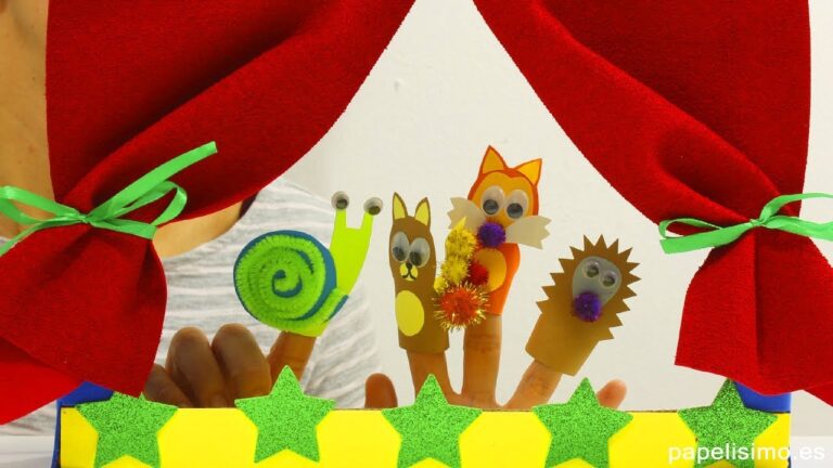 Creatividad y Diversi&oacute;n: Manualidades de Marionetas de Dedo para Ni&ntilde;os