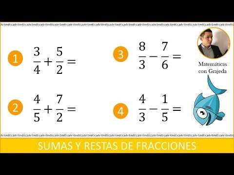 Ejercicios Pr&aacute;cticos para Sumar y Restar Fracciones
