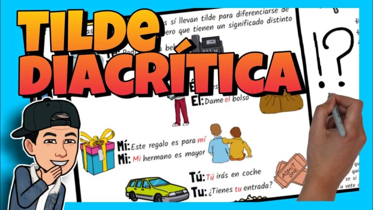 Ejercicios Pr&aacute;cticos de Tilde Diacr&iacute;tica para Primaria