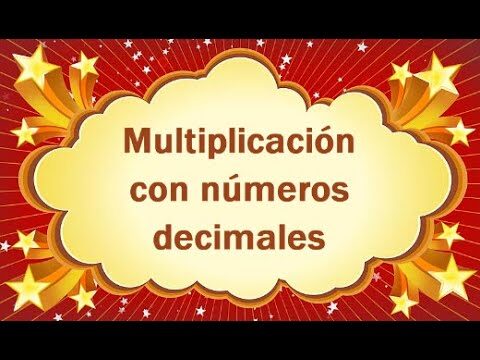 Juegos Educativos de Multiplicaci&oacute;n con Decimales para Primaria