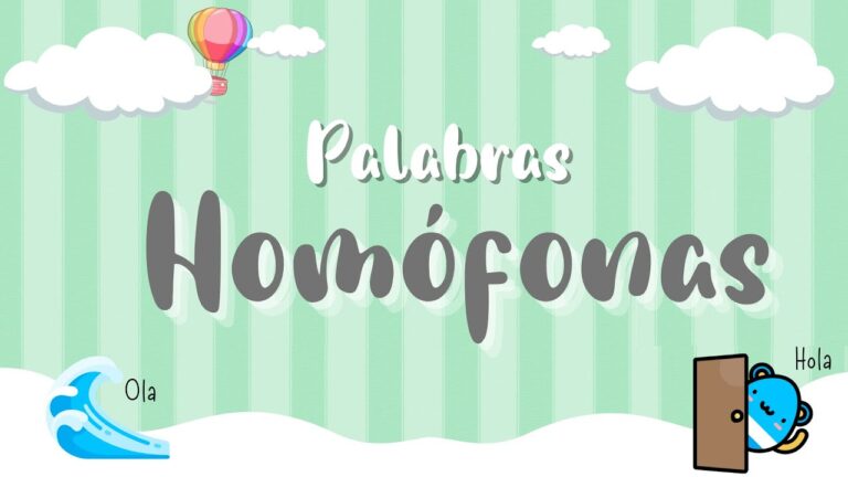 Ense&ntilde;ando Ortograf&iacute;a a Ni&ntilde;os con Hom&oacute;grafos