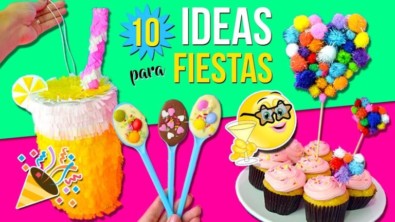Manualidades F&aacute;ciles para Decorar Fiestas Infantiles
