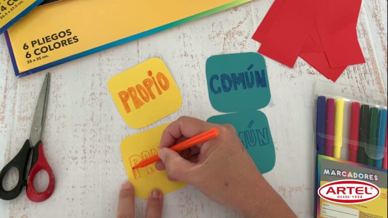 Gu&iacute;a Pr&aacute;ctica de Material Did&aacute;ctico sobre Sustantivos y Verbos