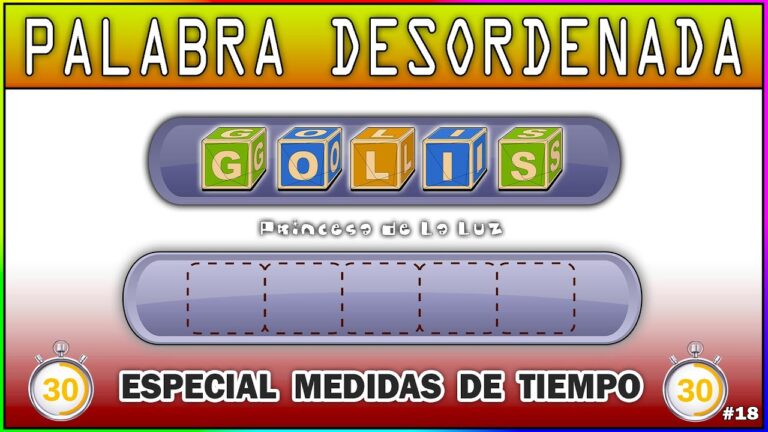 Juegos Did&aacute;cticos de Palabras para Ni&ntilde;os de Primaria