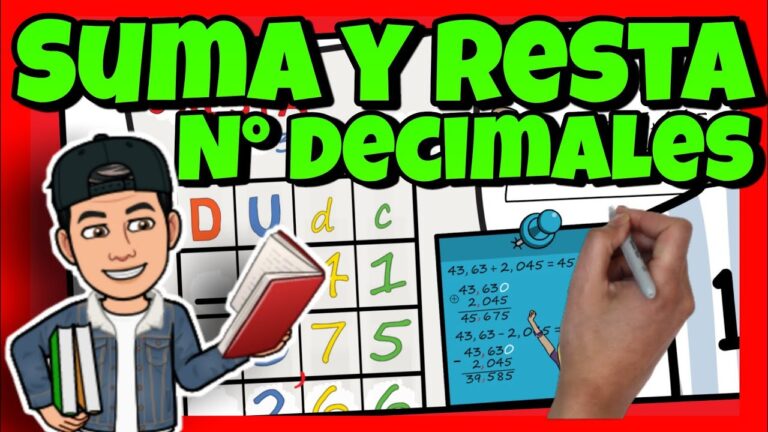 Ejercicios Interactivos para Sumar y Restar Decimales en Primaria